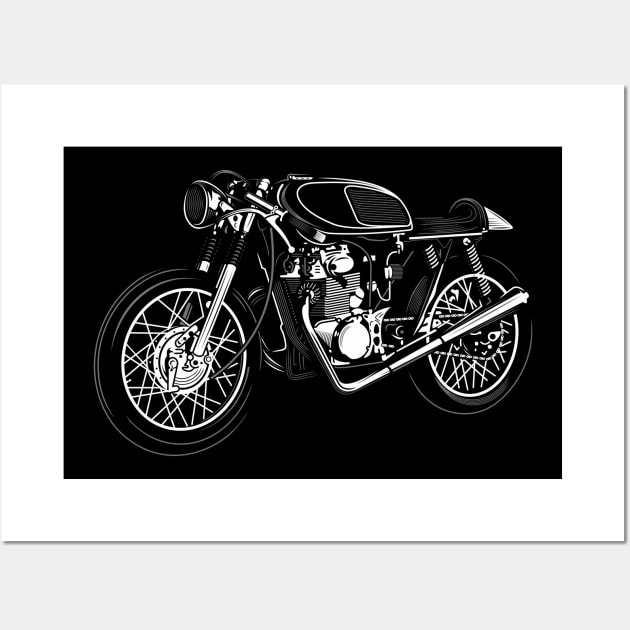 CAFE RACER Wall Art by risskid90